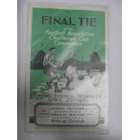 1933 FA Cup Final, Everton v Man City, a programme from the game played on 29/04/1933