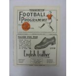 1933/1934 Liverpool v Tranmere, a programme from the FA Cup game, played on 27/01/1934, ex bound