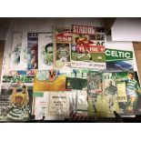 Scottish programmes; late 50's onwards, mostly Celtic Home & Away's including European, comes with a