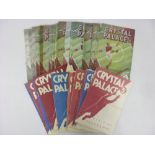 Crystal Palace, a collection of 44 home football programmes, from 1948/49 to 1952/53