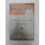 Rugby League, 1935 Challenge Cup Final, Huddersfield v Castleford, a programme for the game played