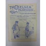 1909 England Amateurs v Holland Amateurs, a programme from the game played at Chelsea on 11/12/1909,