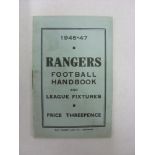 1946/47 Rangers Football Handbook