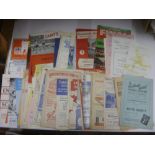 A collection of 66 various football programmes, 1940's (4), 1950's (33), 1960's (19), 1970's onwards