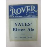 1938/39 Tranmere Rovers v Fulham, a programme from the game played on 03/09/1938, ex bound volume in