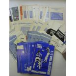 Huddersfield Town, a collection of over 100 Football programmes, from 1950's Onwards, mainly from