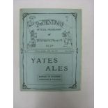 1926/27 Tranmere Rovers v Accrington Stanley, a programme from the game played on 15/04/1927, sl