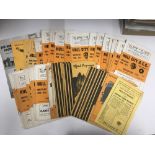 Hull City, a collection of 49 home football programmes to include, 52/53 (1), 53/54 (1), 54/55 (
