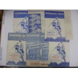 a collection of 9 football programmes, 7 Peterborough Utd, 2 Norwich City, to include 1953/54