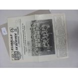 1978/79 European Cup Winners Cup S/F, Beveren v Barcelona, a programme for the game played on 25/