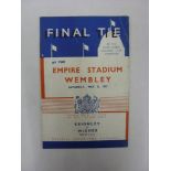 1937 Rugby League Cup Final, Keighley v Widnes, a programme from the game played on 08/05/1937,