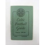 1943/1944 Celtic Football Guide (Rare Wartime Issue)