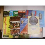 a collection of 18 big match programmes to include 16 F L Cup Finals (1973 to 1985 plus 3