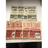 Sheff Utd, a collection of 8 home football programmes in various condition, 1946/47 (4) Blackpool,