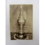 1903 Sheffield Wednesday, a postcard, by Furniss, showing the First Division Challenge Trophy won by