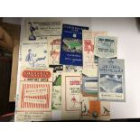 Sheffield Utd, a collection of 13 away football programmes, 1953/54 (3) Liverpool, Huddersfield,