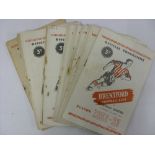Brentford Homes, 1952/1953, A Complete Set Of 21 Football Programmes From The Season (Various