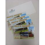 Cricket, Brian Lara, a collection of 4 autographed postcards, each postcard of Barbados (showing the