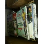 A collection of over 100 football programmes from Ireland, both North and South, all International