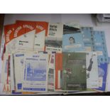 a collection of 100 football programmes from 1960/61 to 1967/68, mainly in good condition