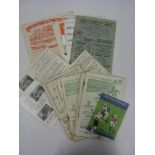 Bradford Park Avenue 25 Football Programmes, Home 54/55 Halifax Sof/Sip/Rs/Fld, Scunthorpe Fld/Cr/