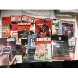 Liverpool, a collection of 29 football programmes from the 1970's onwards, includes a few Reserve