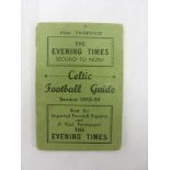 1933/1934 Celtic Football Guide