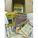 a collection of 250 football programmes, all from the 1960's