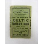 1931/1932 Celtic Football Guide, detached back cover, easily repaired