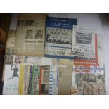 A collection of 33 football programmes, all foreign, including 1958/59 Finland v Norway, in