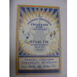 1929 FA Cup Final, Bolton v Portsmouth, a programme from the game played on 27/04/1929, in good