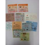 Arsenal, a collection of 11 football tickets from the 1959 to 1980's, to include 1959/60 Arsenal v