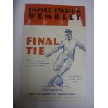 1939 FA Cup Final, Portsmouth v Wolverhampton Wanderers, a programme for the game played on 29/04/