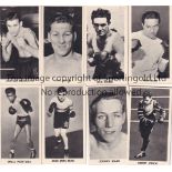 CIGARETTE CARDS - BOXING Set of 49 cards, Famous Prize Fighters, matt, no number 23 issued, issued