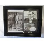 JOHNNY WEISSMUELLER Framed and Mounted Postcard of Johnny Weissmuller 4.25 x 6 inches from 1928 in a