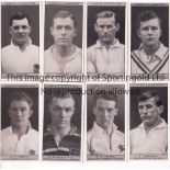 CIGARETTE CARDS - RUGBY Set of 50 Famous Rugby Player cigarette cards issued by Ogdens, 1926-27,