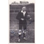 HARRY NATTRASS / REFEREE A b/w postcard size photo of the 1936 FA Cup Final referee, with a