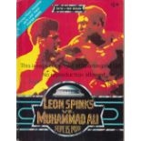 MUHAMMAD ALI V LEON SPINKS II 1978 On site official programme for the return fight in New Orleans