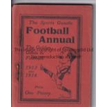 PROGRAMME GUIDE 1913/14 Sports Gazette Football Annual - The Golden Guide to Football 1913/14. Rusty