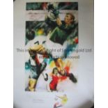 BOB WILSON Signed Poster in tube "20" x "13" of Bob Wilson Arsenal and Scotland goalkeeper.