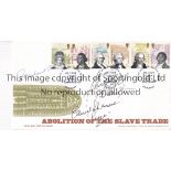 ALI SIGNED COVER British First Day Cover (2007) relating to the Abolition of the Slave Trade and