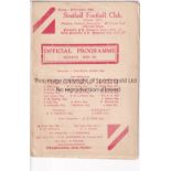 1935/36 SOUTHIALL v MARINE LIVERPOOL FA Amateur Cup, 16-page official programme for the game