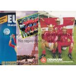 EURO 1984 A collection of 3 programmes from Euro 1984 in France, 68 Page Official tournament