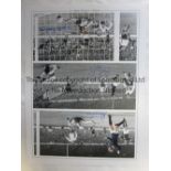 SCOTLAND 1967 Col 16 x 12 photo showing a montage of images relating to their famous 3-2 victory