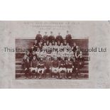 SOUTH SHIELDS AFC Black & white team group for South Shields Adelaide A.F. Club 1909-10 who became