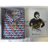 GEORGE BEST A boxed, unused George Best limited edition Ben Sherman issue shirt with tri-colour face