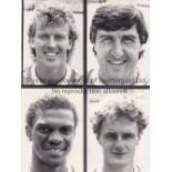 ARSENAL Three 8" X 5.5" black & white Press photographs with 4 portrait insets on each page and