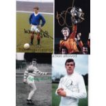 SIGNED FOOTBALL PHOTOS, Twenty photos showing players from the 1960s – 1980s, all measuring 6” x