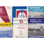 1960'S FOOTBALL PROGRAMMES Fifty six programmes 2 x Ipswich, 19 x Leyton O, 20 x Portsmouth, 2 x