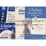 NEUTRALS AT CHELSEA FC Eleven programmes for matches at Chelsea’s Stamford Bridge ground:-1949/